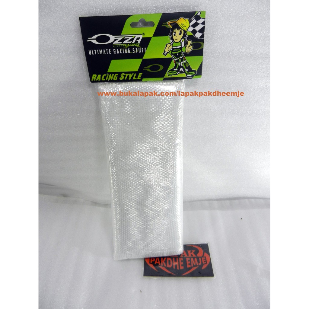 GLASWOOL OZZA RACING ORIGINAL LAPAK PAKDHE EMJE GASBUL KNALPOT