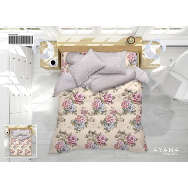 ROOMART.ID Sprei Flat / Fitted All New My Love Ayana T.30 - Ukuran 160x200 & 180x200