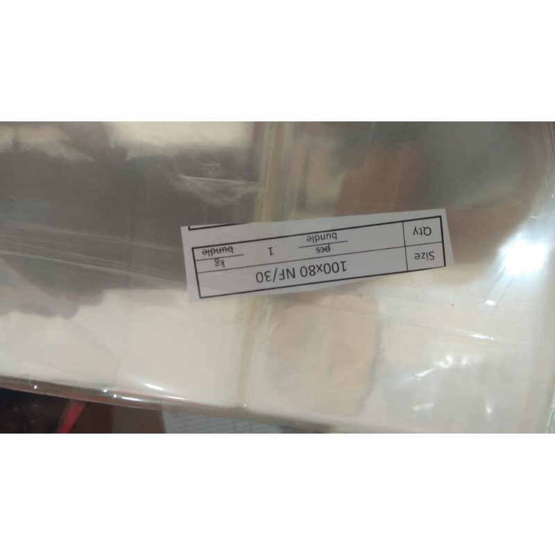 

plastik polos ukuran 80 omx100