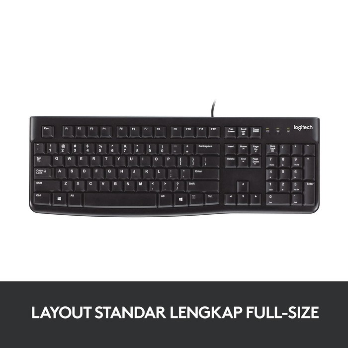 keyboard Logitech K120 USB Keyboard Komputer PC