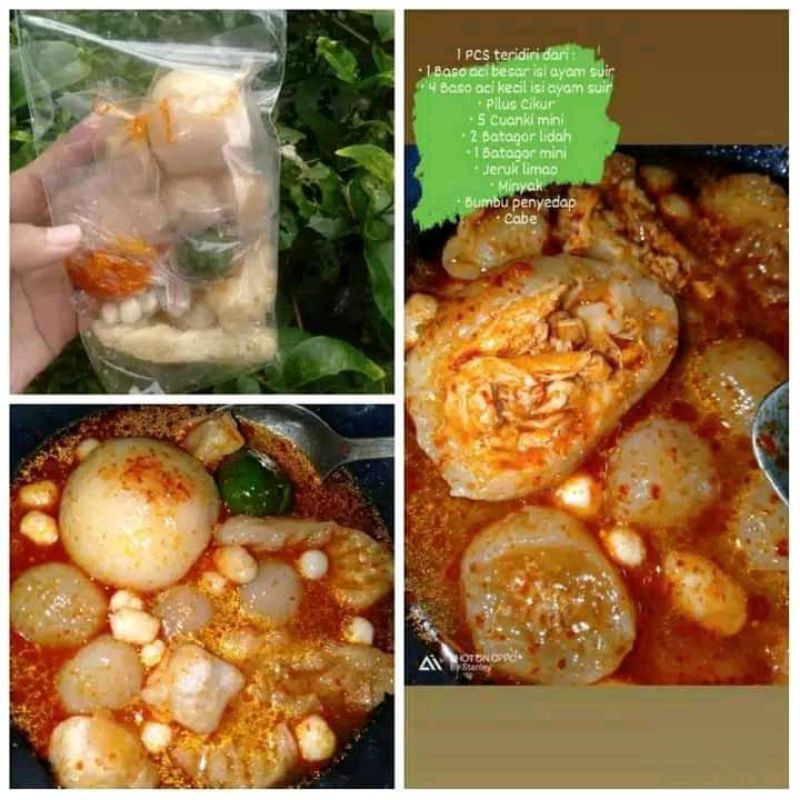 Baso Aci Ayam Suwir Mercon Ayam Pedas Shopee Indonesia