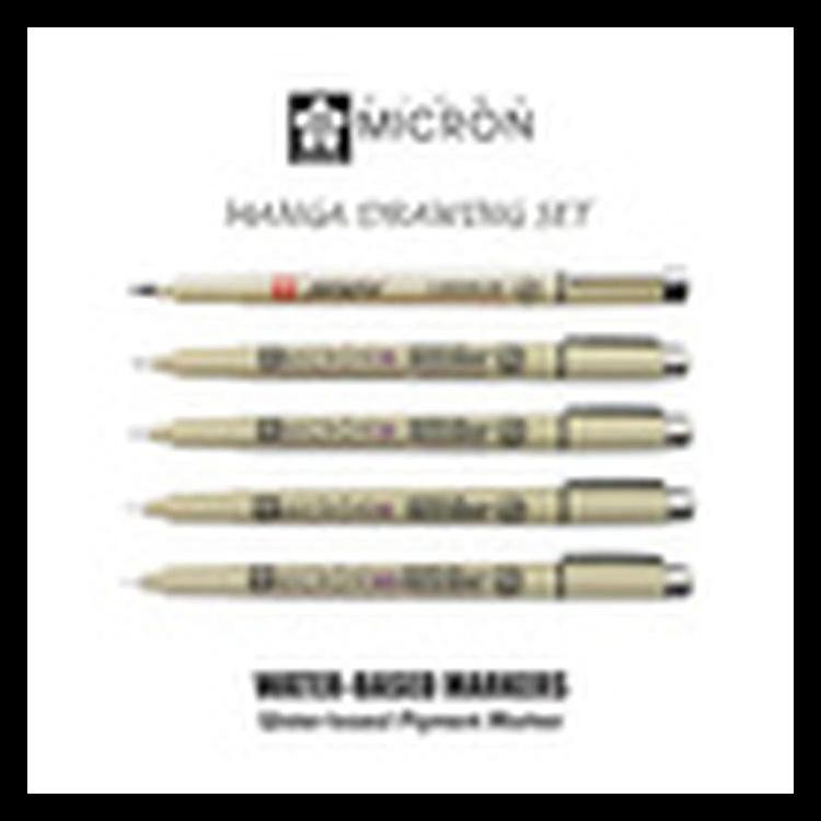 

Hot Product Sakura Pigma Micron Manga Drawing Set Promo