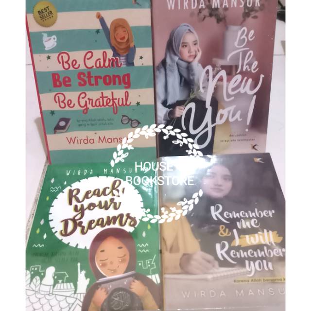 1 PAKET 4 NOVEL BEST SELLER WIRDA MANSURKERTAS : BOOKPAPER