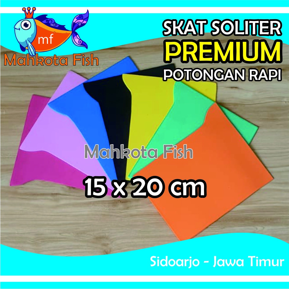 Sekat Soliter PREMIUM | Sekat Cupang | Skat Soliter Spon (Potongan Lebih RAPI dan Banyak Varian WARNA)