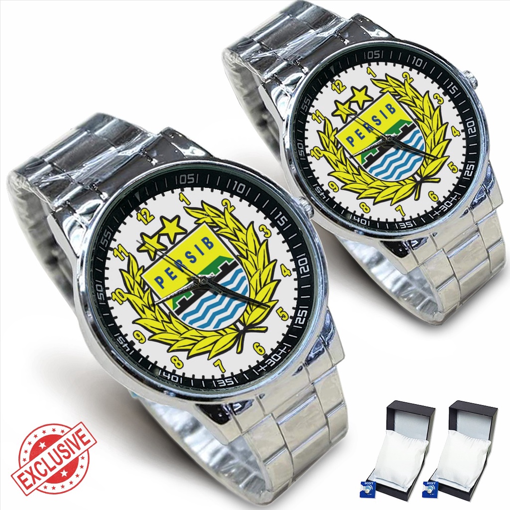 Jam Tangan Rantai Couple PERSIB BANDUNG - 03 (Awesome)