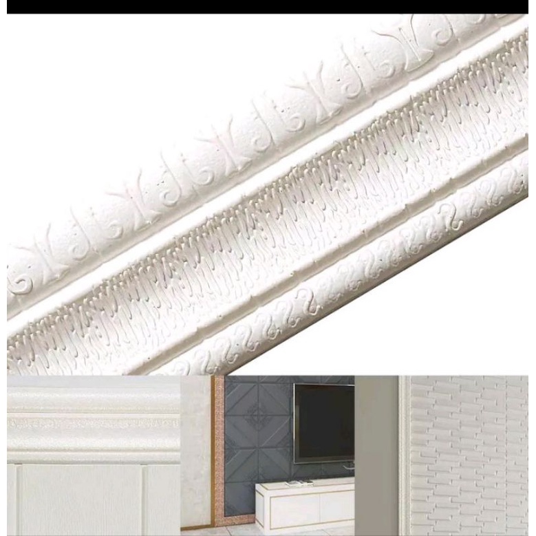 List Wallpaper Foam List Border 230x8cm tebal 5mm-3