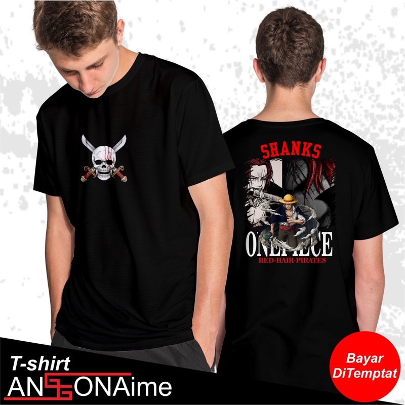 Kaos Akagami No Shanks Unisex Streetwear