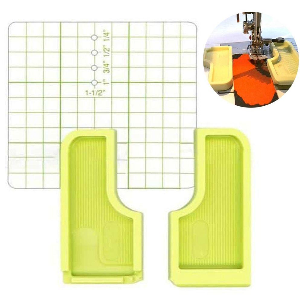 Needway Plat Posisi Jahit Handmade Locking Guide Grid Multi Fungsional Grid Pengukur Ukur Keeper