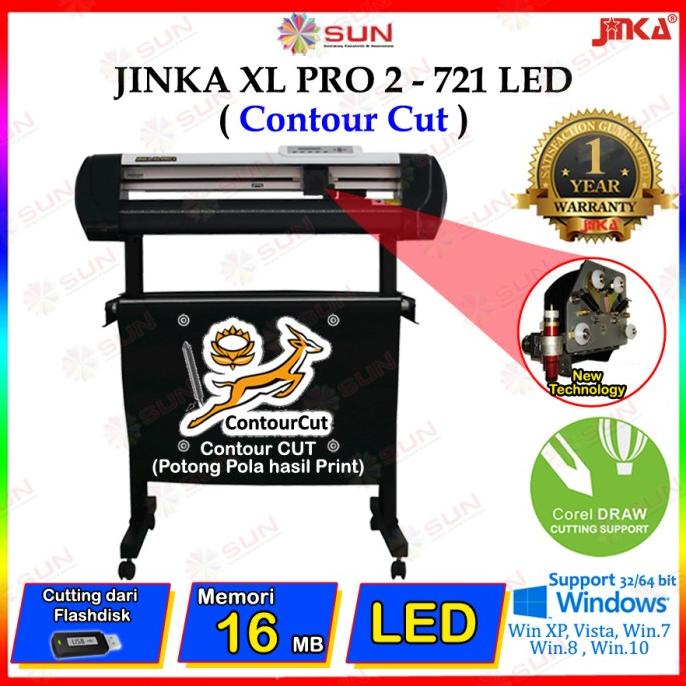 Mesin Cutting Sticker Jinka 721 XL Pro 2 NEW LED