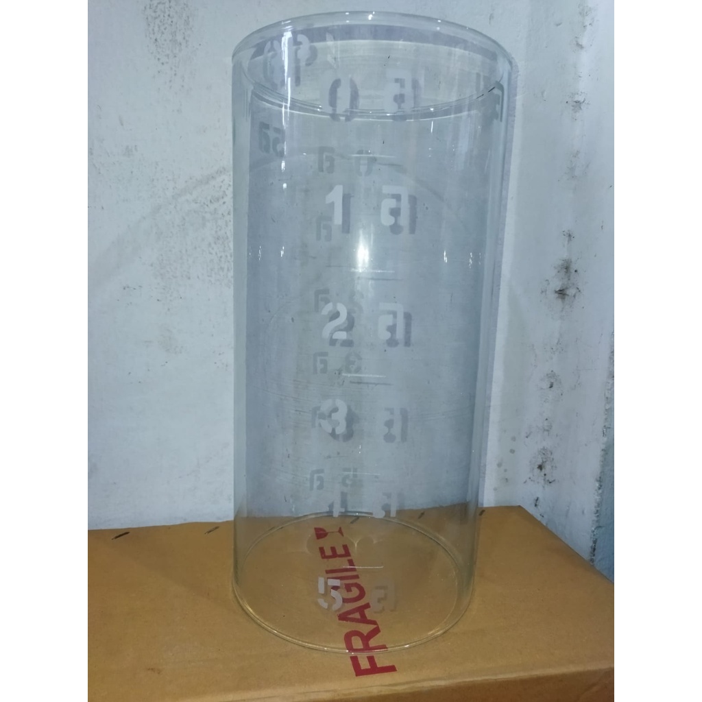 TABUNG KACA POMPA PERTAMINI MANUAL 5LITER  (tidak bisa COD ya)/TABUNG KACA 5 L KACA PERTAMINI MANUAL