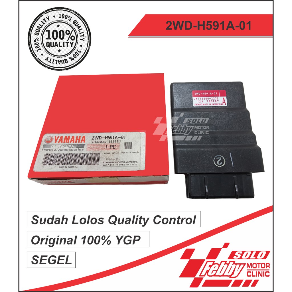 ECU-ECM-CDI YAMAHA R25 ABS-MT 25 ORIGINAL YAMAHA 2WD-H591A-01