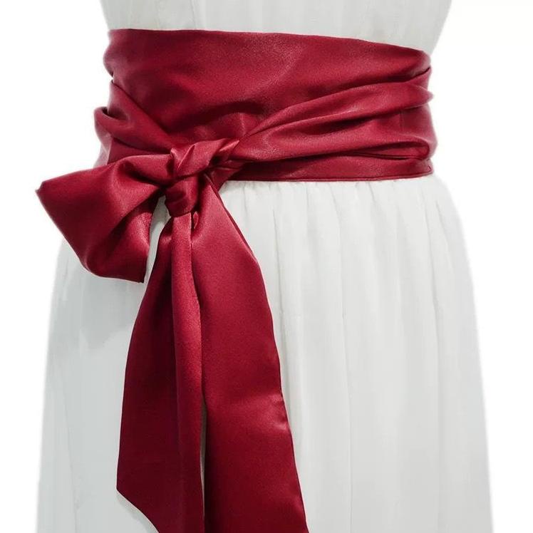 Terlaris.. Obi Belt / Sabuk Ikat Pinggang Wanita Satin