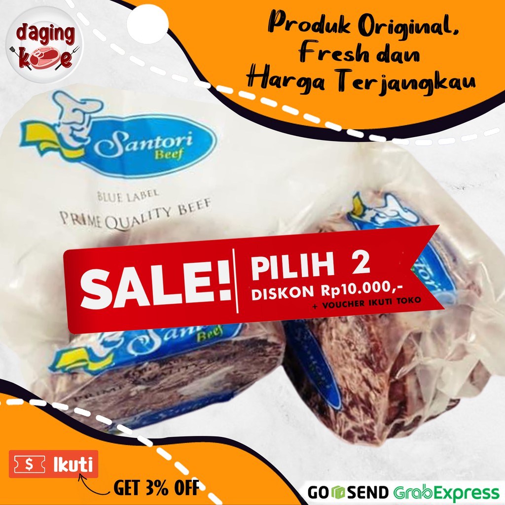 

RIB EYE SANTORI BLUE LABEL 1 KG DK078