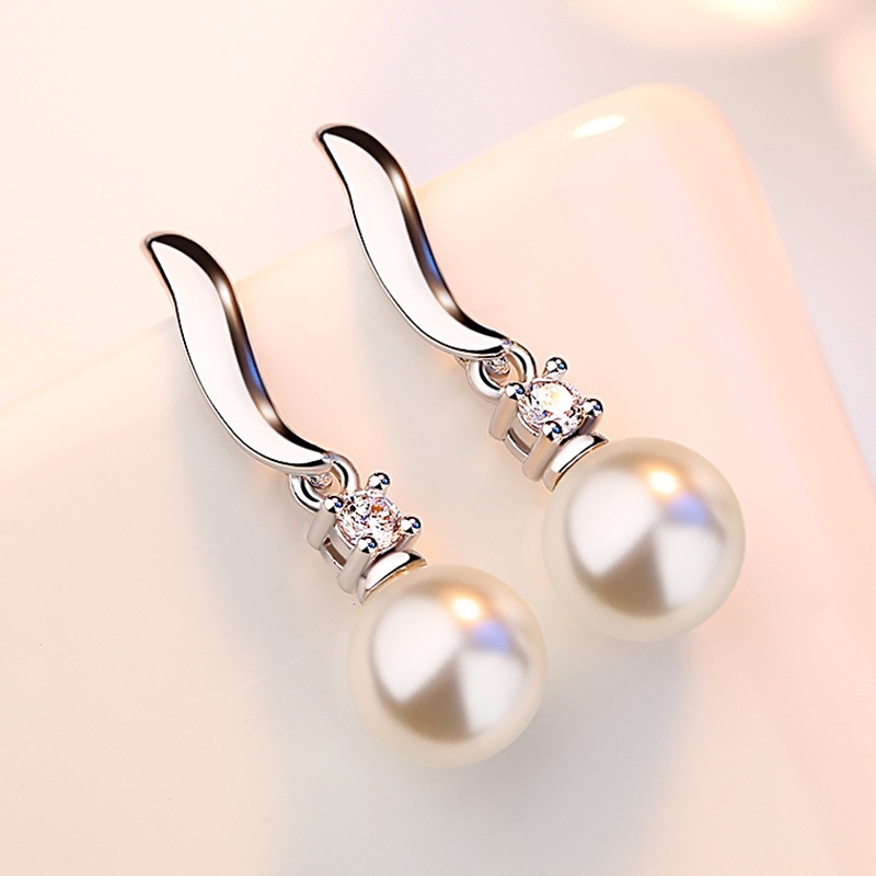 Anting Perak 925 Wanita Kecantikan Anting-Anting Fashion Perhiasan