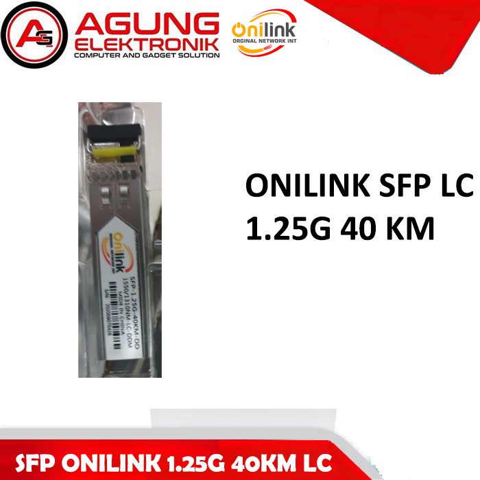 SFP 1.25G LC SIMPLEX 40KM ONILINK / SFP LC 40 KM ( 1 PASANG )