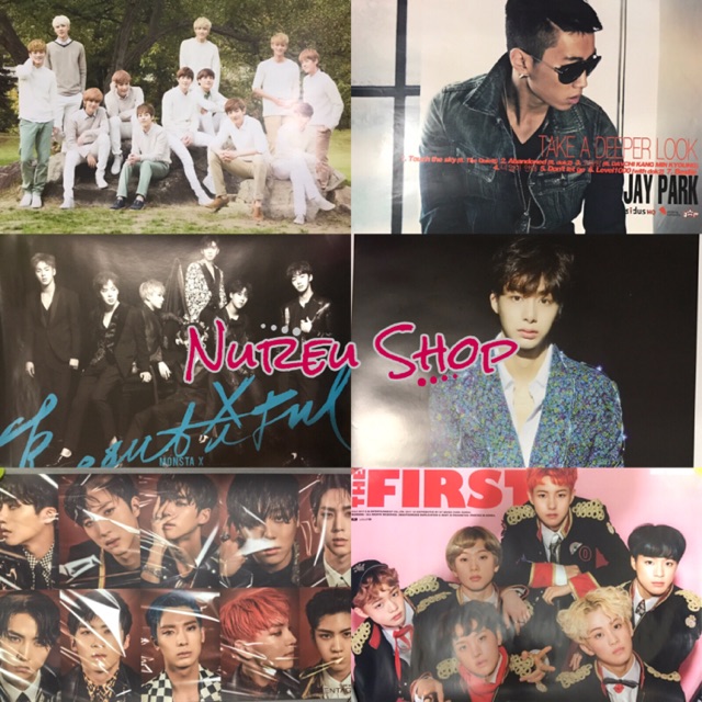 EXO / Jay Park / MONSTA X (The Clan pt2.5 Beautiful) / PENTAGON (Five Sense) / NCT Dream Poster
