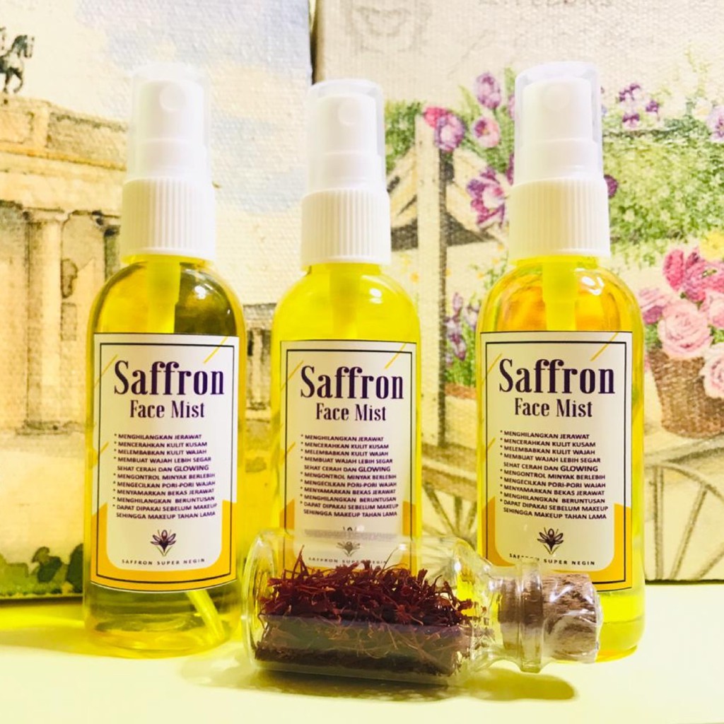 Safron Face Mist Organik Facemist Safron Safron Face Mist Premium FaceMist Saffron