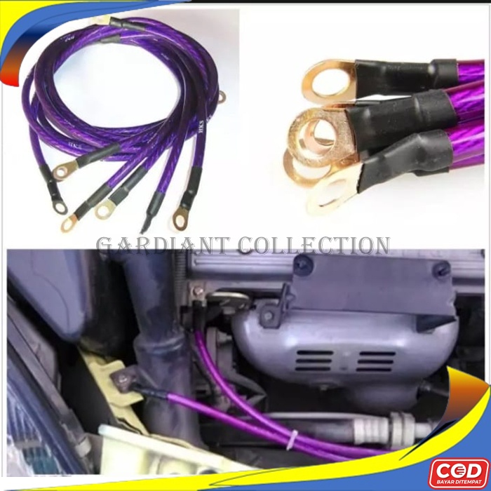 HKS Kabel Grounding Mobil 5 Titik Grounding Kabel Massa Kabel Grounding Kabel Ground