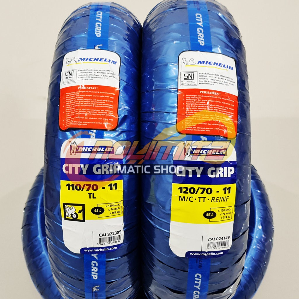 Ban Michelin City Grip 110/70 - 11 &amp; 120/70 - 11 Vespa Primavera LX S