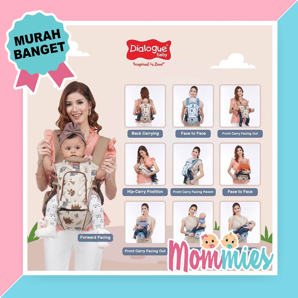 Gendongan Bayi/Hipseat Carrier Dino Fun  Dialogue 10IN1 SERIES DGG4254