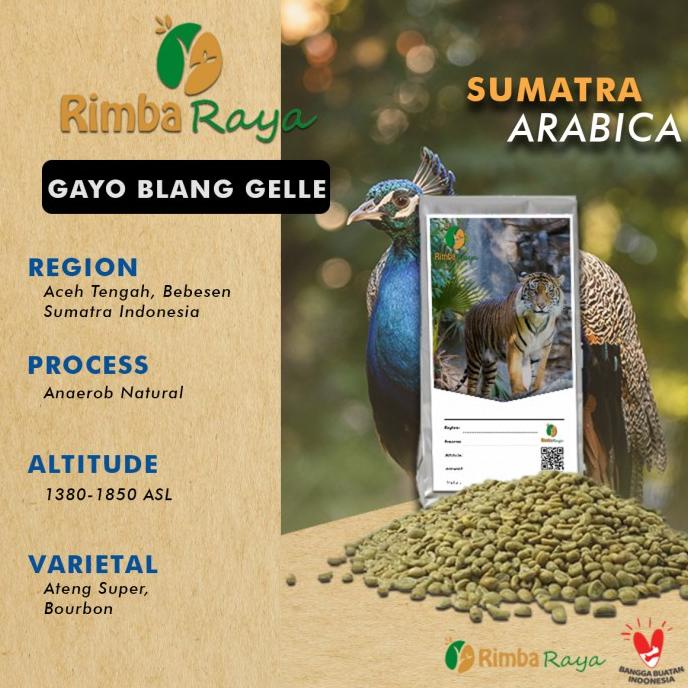 

Arabica Green Bean Blang Gelle Anaerob Natural