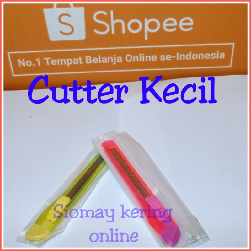 

Cutter Kecil warna transparan