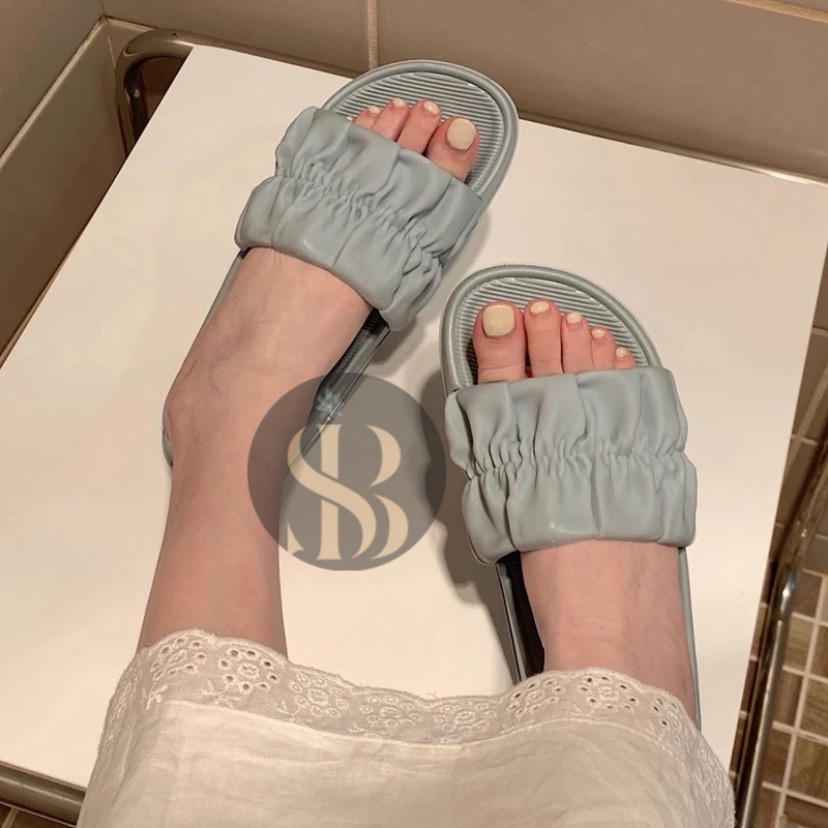 Sandal Jelly Serut Wanita Korea Import Karet Elastis Balance 202 - 6B CLDY SORAYA