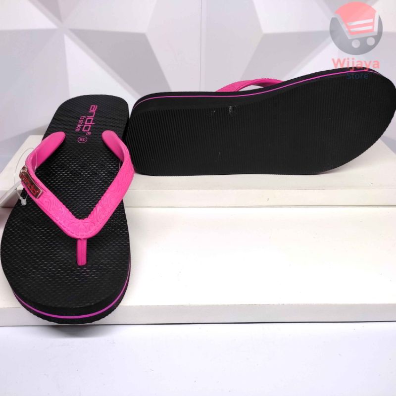 Ando Nice Queen - Sandal Wedges Jepit Wanita Dewasa