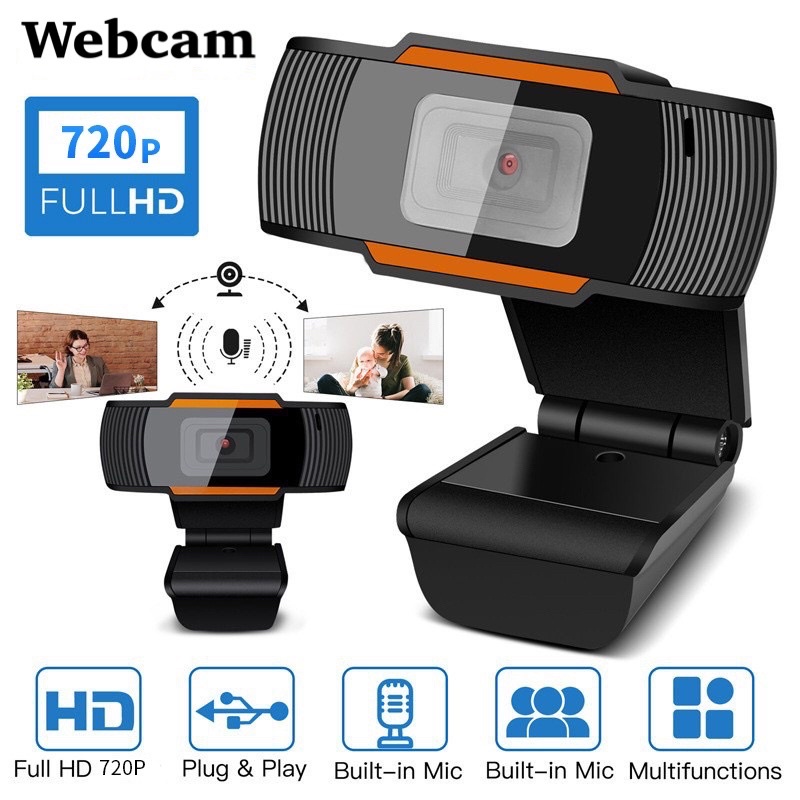 Webcam PC komputer HD 720P 4k with Mic/usb kamera