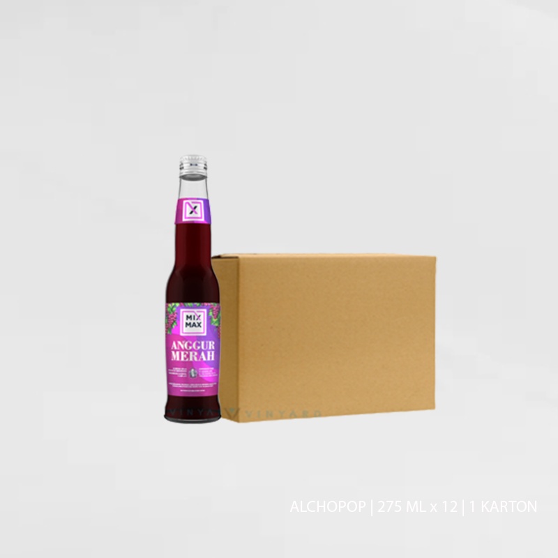 PROMO Mix Max Anggur Merah 275 ml (12 botol ) 1 Karton