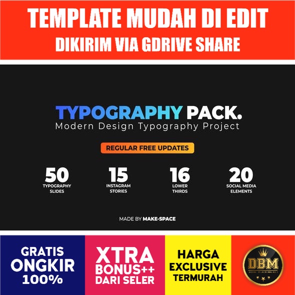 Typography Design Pack - After Effects Project Files