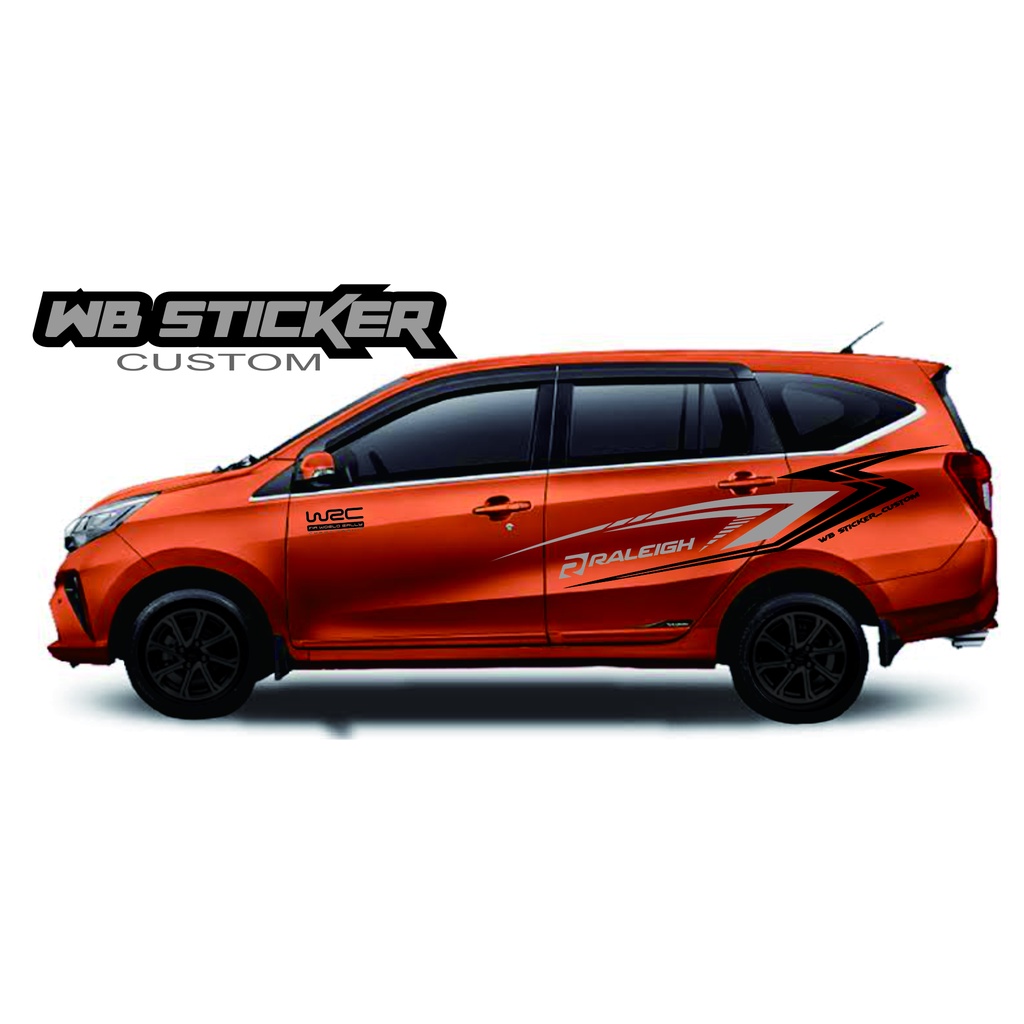 TERBARU Stiker mobil  sigra cayla honda brio calya agya ayla honda jazz ertiga-DLLcutting sticker si