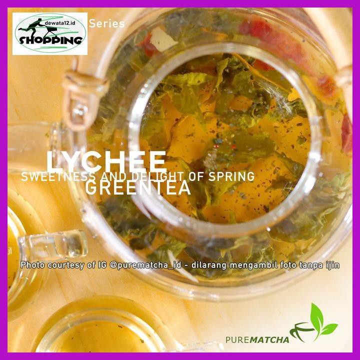 

E6Tdr6G- Artisan Tea Cafe - Green Tea Lychee Fruity Sping Teh Resto Sample 10Gr Uoy86Ky-