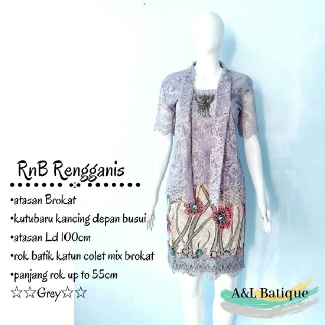 RnB Rengganis Setelan Kebaya Pendek