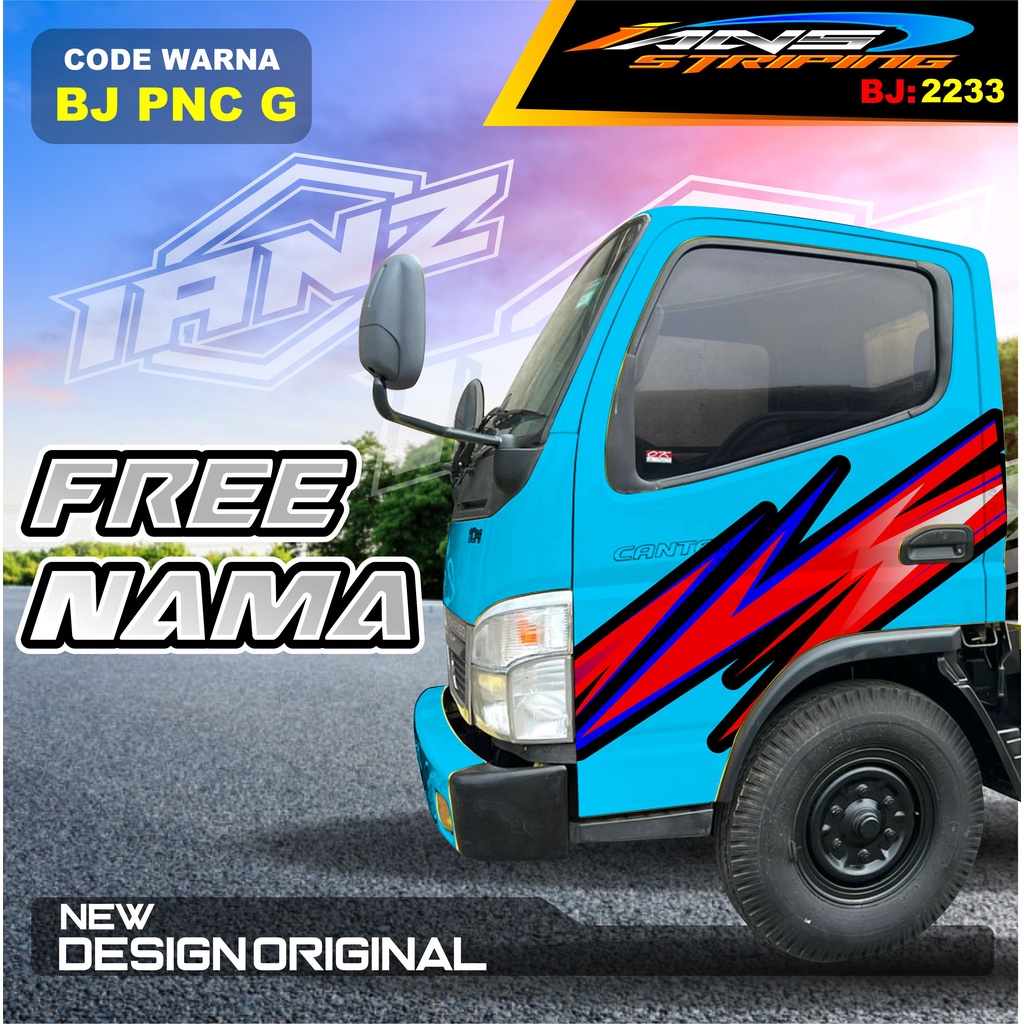 STIKER PINTU TRUK FUSO RAGASA / DECAL PINTU DUMTRUK  / STIKER MOBIL TRUK / STIKER PINTU TRUK KEREN