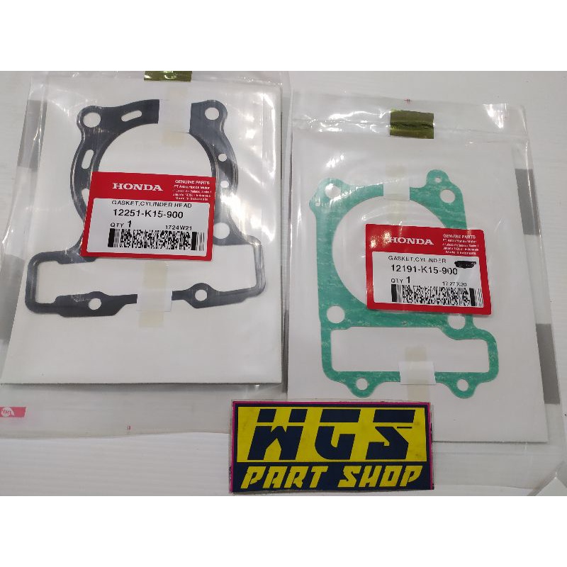 Paking Gasket Blok Seher Blok Head CB 150 OLD CBR 150 K45A CBR 150 CBU KPP CBR 150 CBU FI Ori AHM AS