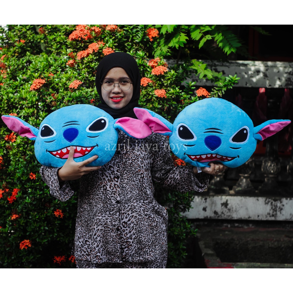 Boneka Bantal Stitch/boneka bantal karakter lucu/boneka bantal terbaru/boneka terbaru/bantal sofa lucu