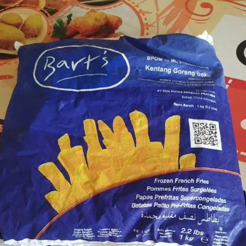 

kentang beku BART