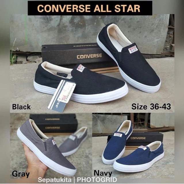 converse all star - sepatu slip on - sepatu santai