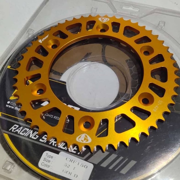 Gear Belakang Thor 428 Honda CRF 150L Gold