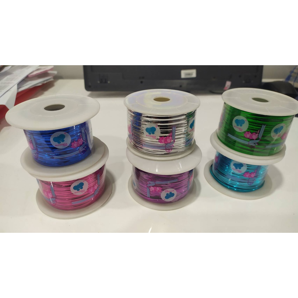 

Pita Kawat Rol Hias Butterfly untuk Souvenir / Hiasan Kado - Kawat Hias Roll