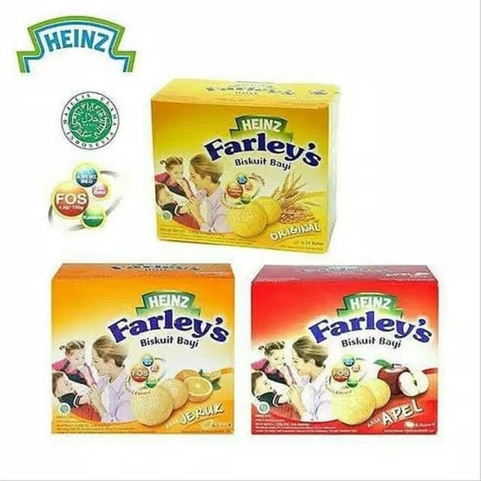 Heinz Farleys Farley's Biskuit Heinz Farley Biskuit Bayi Rasa Apel