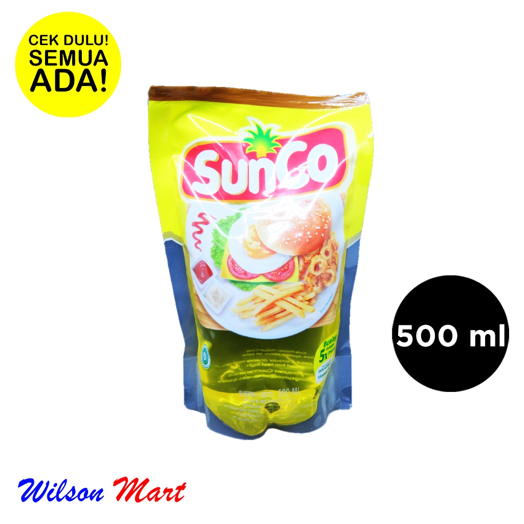 

sunco 500 ml minyak goreng refill