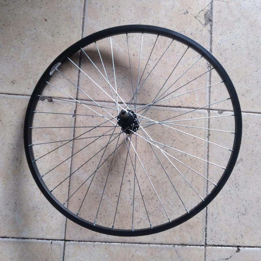 velg/rims sepeda wheelset 26 MTB genio alloy hitam 36H