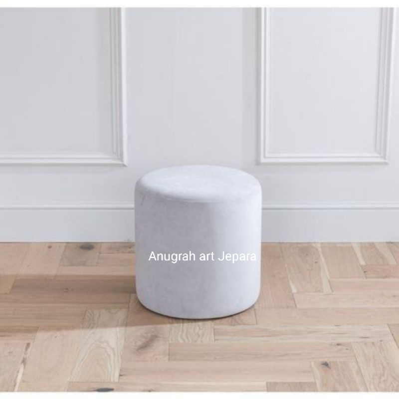 stool bundar kursi puff bundar premium