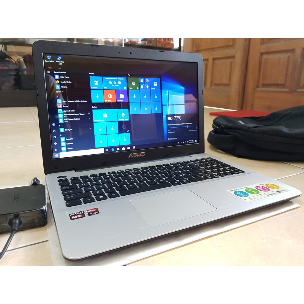 Jual Laptop Gaming ASUS X555BP AMD A9-9420 Setara Core i5 RAM 4GB