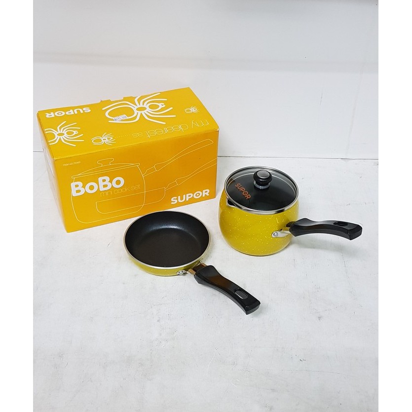Panci Wajan Set Mini Supor / Fry Pan dan Sauce Pan Murah