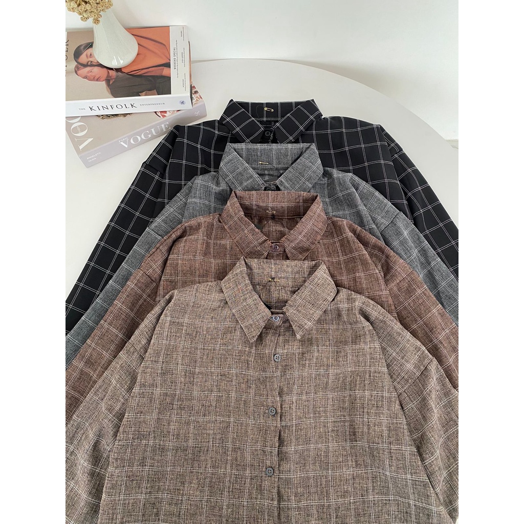 Kemeja Tartan Nada Shirt