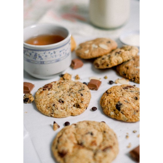 

Soft Cookies Clasic Choco with Callebaut Choco Coin by Z's Foodie