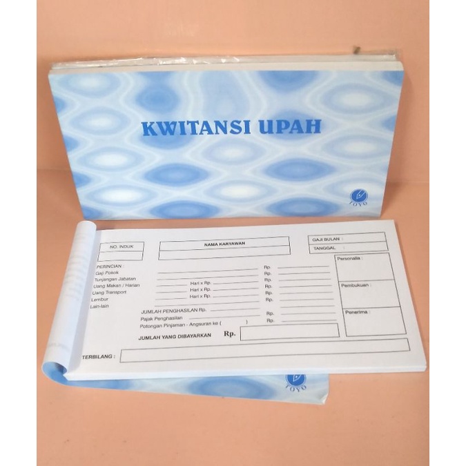 

TOYO BUKU KWITANSI UPAH 1/3F / PCS